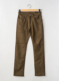 Pantalon slim stretch taille normale vert LA CIBLE ROUGE homme