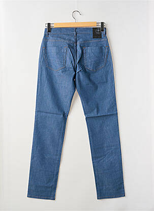 Pantalon droit stretch taille normale bleu LA CIBLE ROUGE homme