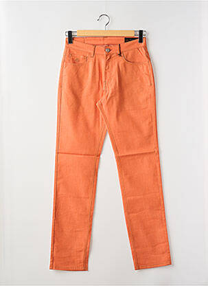 Pantalon droit stretch taille normale orange LA CIBLE ROUGE homme