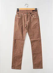 Pantalon droit marron LA CIBLE ROUGE pour homme seconde vue