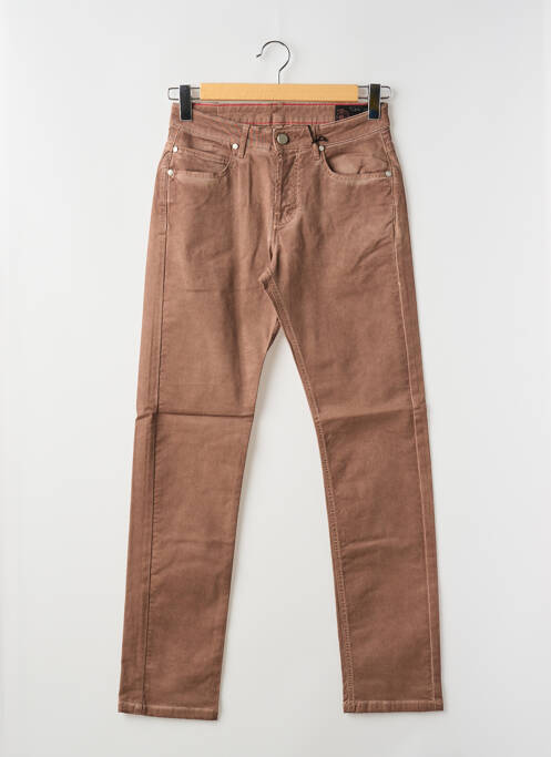 Pantalon droit marron LA CIBLE ROUGE pour homme