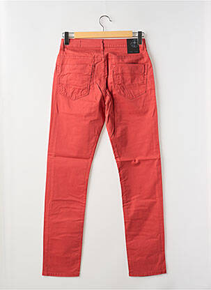 Pantalon droit stretch taille normale orange LA CIBLE ROUGE homme