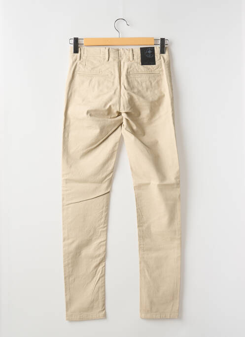 Pantalon chino beige LA CIBLE ROUGE pour homme