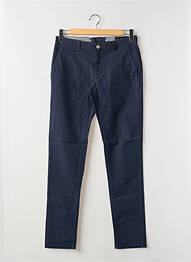 Pantalon chino stretch taille normale bleu LA CIBLE ROUGE homme