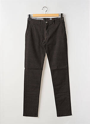 Pantalon chino stretch taille normale noir LA CIBLE ROUGE homme
