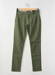 Pantalon chino vert LA CIBLE ROUGE pour homme seconde vue