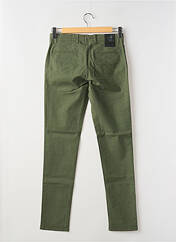 Pantalon chino vert LA CIBLE ROUGE pour homme seconde vue