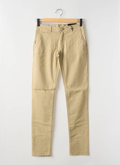 Pantalon chino beige LA CIBLE ROUGE pour homme