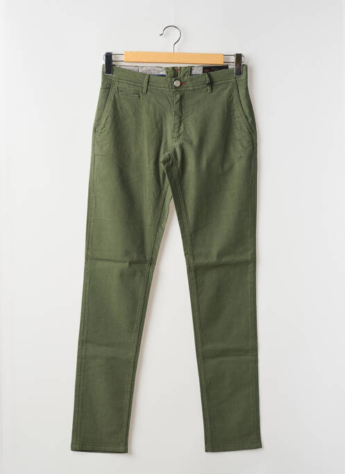 Pantalon chino vert LA CIBLE ROUGE pour homme