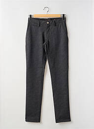 Pantalon chino stretch taille normale noir LA CIBLE ROUGE homme