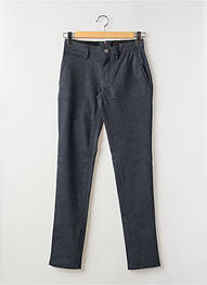 Pantalon chino stretch taille normale bleu LA CIBLE ROUGE homme