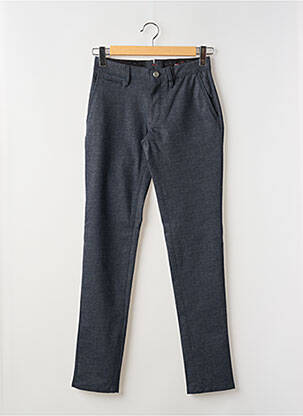 Pantalon chino stretch taille normale bleu LA CIBLE ROUGE homme