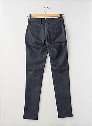 Pantalon chino stretch taille normale bleu LA CIBLE ROUGE homme