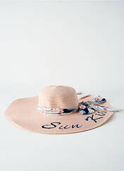 Chapeau rose VL COLLECTION pour femme seconde vue