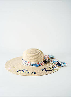 Chapeau beige VL COLLECTION femme