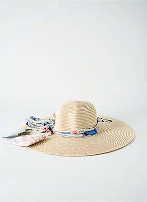 Chapeau beige VL COLLECTION femme