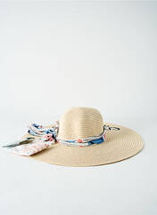 Chapeau beige VL COLLECTION pour femme seconde vue