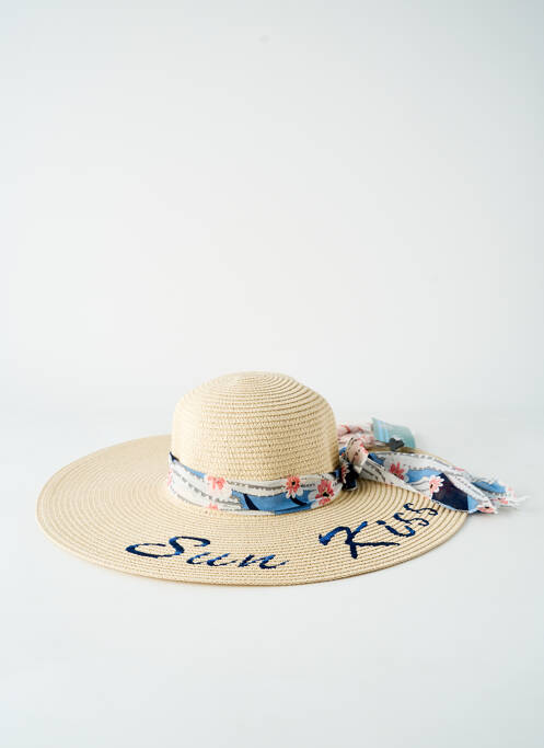 Chapeau beige VL COLLECTION pour femme