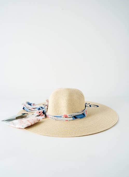 Chapeau beige VL COLLECTION pour femme