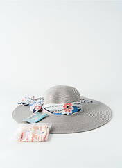 Chapeau gris VL COLLECTION pour femme seconde vue