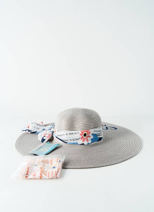 Chapeau gris VL COLLECTION pour femme