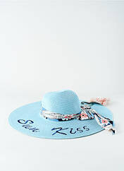 Chapeau bleu VL COLLECTION pour femme seconde vue