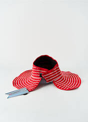 Chapeau rouge VL COLLECTION pour femme seconde vue