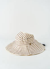 Chapeau beige VL COLLECTION pour femme seconde vue