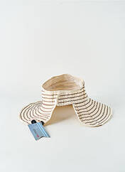 Chapeau beige VL COLLECTION pour femme seconde vue