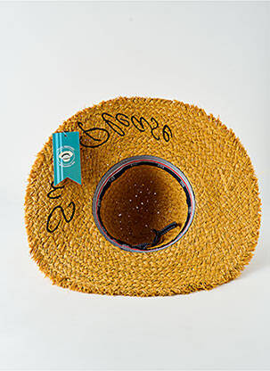 Chapeau forme chapeau paille marron VL COLLECTION unisexe