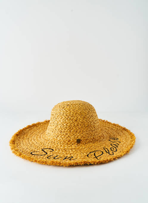 Chapeau marron VL COLLECTION pour unisexe