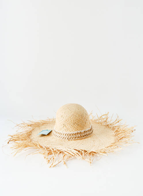 Chapeau beige VL COLLECTION pour unisexe