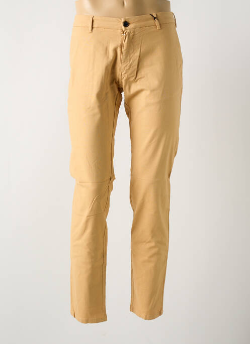 Pantalon chino beige LA CIBLE ROUGE homme