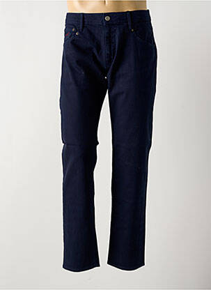 Pantalon droit stretch taille normale bleu LA CIBLE ROUGE homme