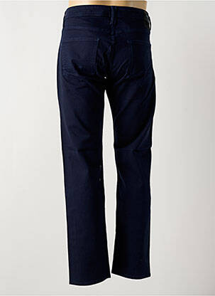 Pantalon droit stretch taille normale bleu LA CIBLE ROUGE homme