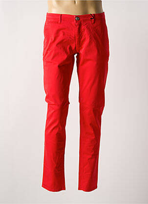 Pantalon chino poches rouge LA CIBLE ROUGE homme