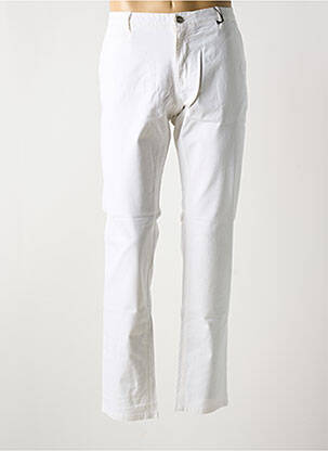 Pantalon chino stretch taille normale blanc LA CIBLE ROUGE homme