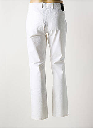 Pantalon chino stretch taille normale blanc LA CIBLE ROUGE homme