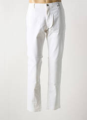 Pantalon chino blanc LA CIBLE ROUGE pour homme seconde vue
