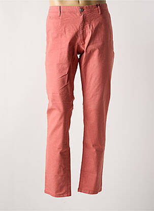 Pantalon chino stretch taille normale rose LA CIBLE ROUGE homme