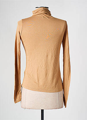 Sous-pull coupe cintrée manches longues beige KANOPE femme