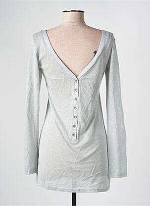 Pull coupe cintrée manches longues gris AKELA KEY femme