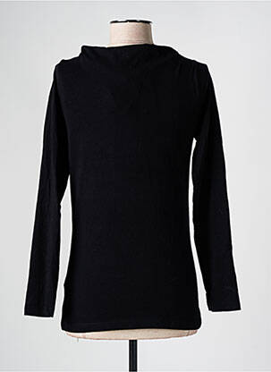 Top coupe cintrée manches longues noir BLACK WELLIS femme