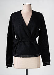 Gilet cache-cœur noir SUD EXPRESS pour femme seconde vue