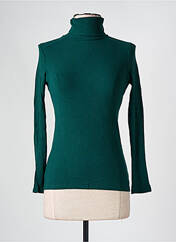 Sous-pull vert KANOPE pour femme seconde vue