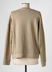 Sweat-shirt beige HAPPY pour femme seconde vue