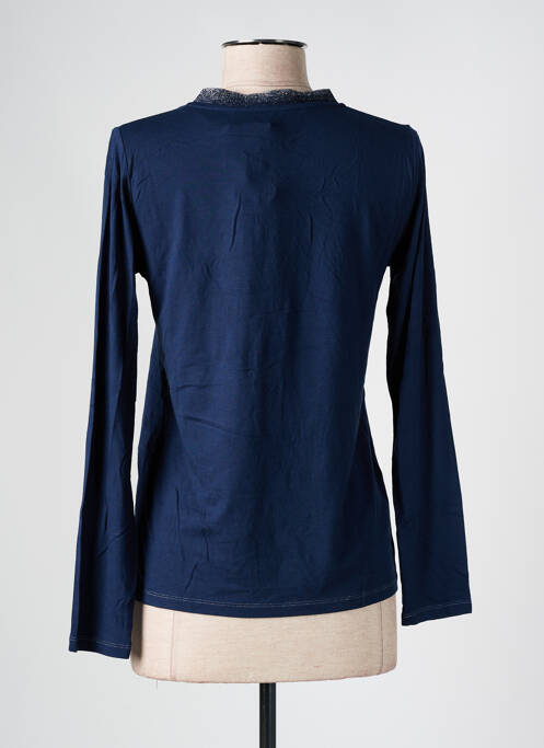 Top bleu KANOPE femme