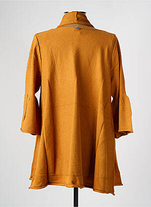 Gilet manches longues manches 3/4 orange LA FIANCEE DU MEKONG femme