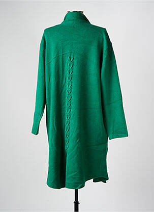 Gilet manches longues stretch vert WORLD FASHION femme