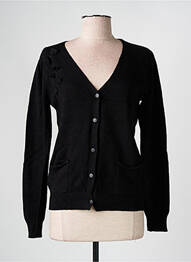 Gilet manches longues coupe cintrée noir SEE U SOON femme